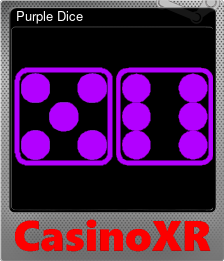 Series 1 - Card 4 of 5 - Purple Dice