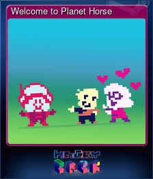 Series 1 - Card 1 of 7 - Welcome to Planet Horse