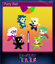 Series 1 - Card 3 of 7 - Party Ball