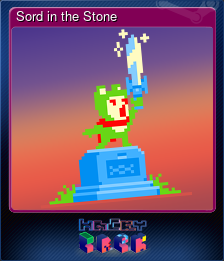 Series 1 - Card 2 of 7 - Sord in the Stone
