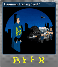 Series 1 - Card 1 of 8 - Beerman Trading Card 1