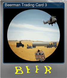 Series 1 - Card 3 of 8 - Beerman Trading Card 3