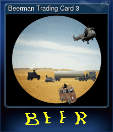 Series 1 - Card 3 of 8 - Beerman Trading Card 3