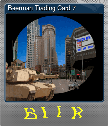 Series 1 - Card 7 of 8 - Beerman Trading Card 7