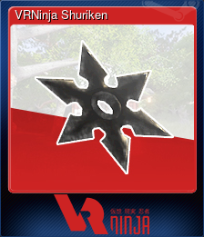 Series 1 - Card 1 of 5 - VRNinja Shuriken