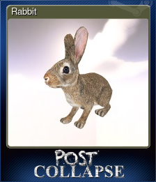 Series 1 - Card 2 of 6 - Rabbit