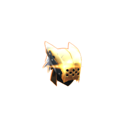 Spiral Knights: Gold Wolf Helm