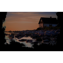 Sunset cabin (Profile Background)