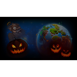 Doodle God Halloween Background