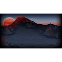 Volcano background