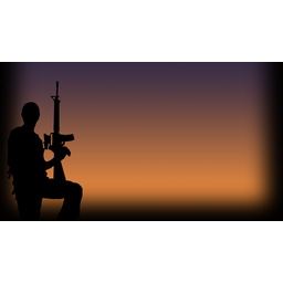 Soldier at Dusk