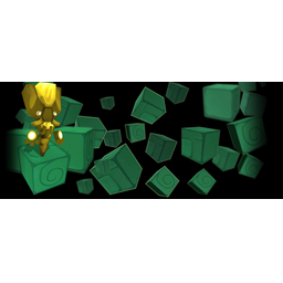 CC3D Profile Background - Yellow Golem