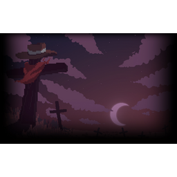 Westerado Graveyard Night Background