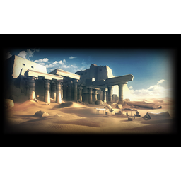 Egyptian Temple Background