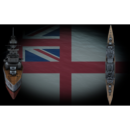 HMS Hood (Profile Background)
