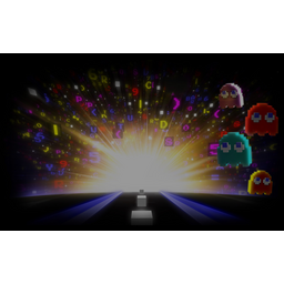 PAC-MAN 256 laser vs ghosts