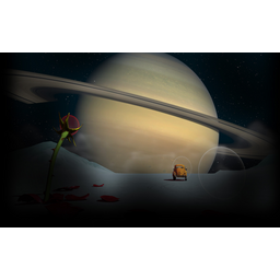 Saturn from Titan