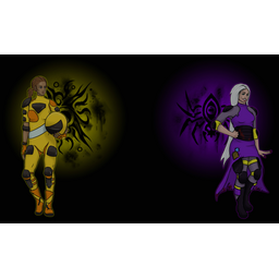 Yellow & Purple