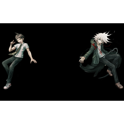 Hajime Hinata and Nagito Komaeda