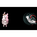 Monomi and Monokuma