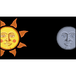 Sun and moon