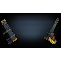 Rocket Launcher & Machine Gun