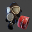 Russian Gas Mask PMK-2 | Red