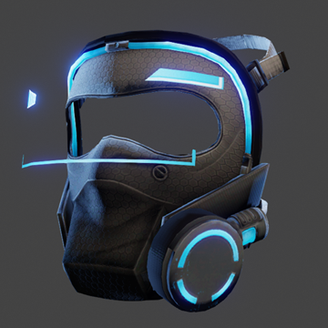 Steam Community Market :: Listings for Cybernetic Gas Mask | Blue