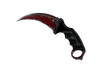 ★ Karambit | Crimson Web (Battle-Scarred)