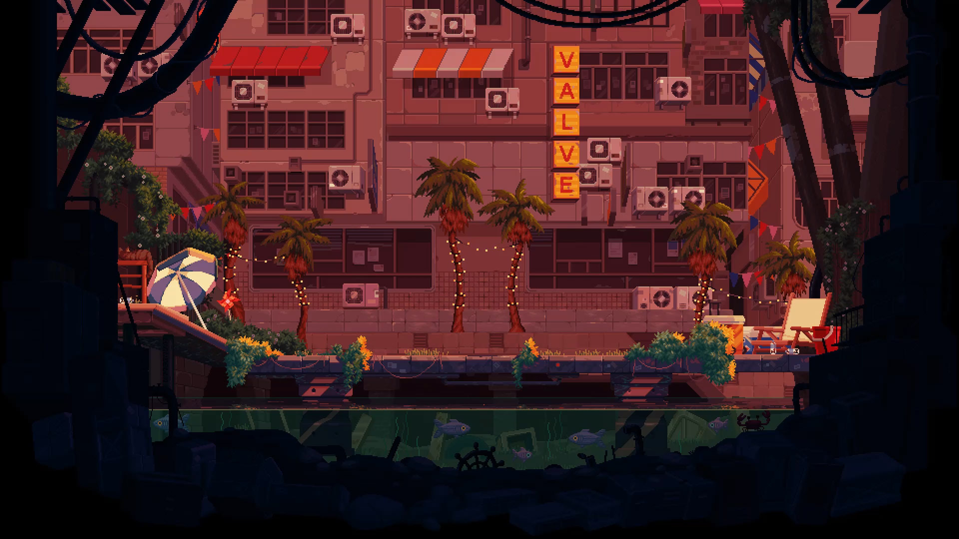 Summer in the City (Night) - Background
