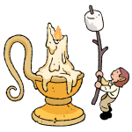 Candle Campfire