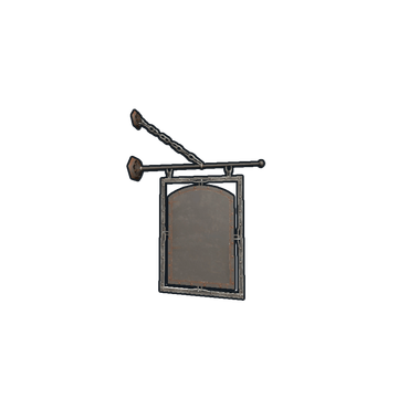 Two Sided Hanging Sign