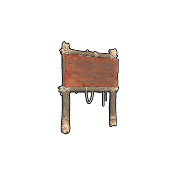 One Sided Town Sign Post