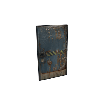 Hazard Metal Door