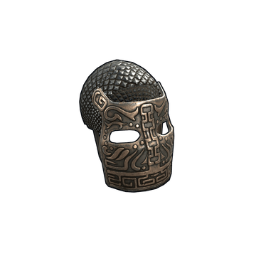 Bronze War Mask