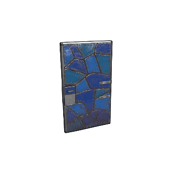 Blue Puzzle Door