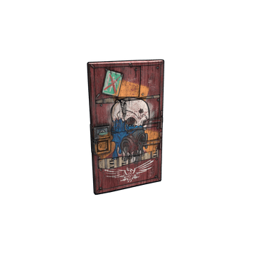 Meltdown Metal Door