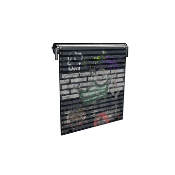 Vandalized Shop Door