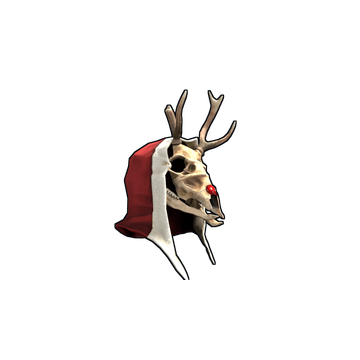 Rudolph Skull Mask