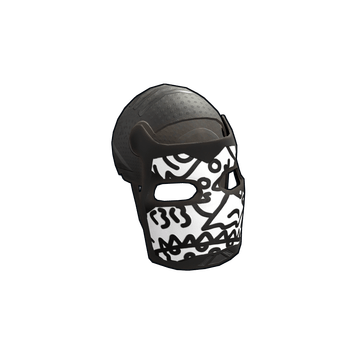 Doodle Metal Facemask
