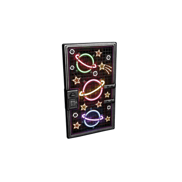 Outer Planets Metal Door