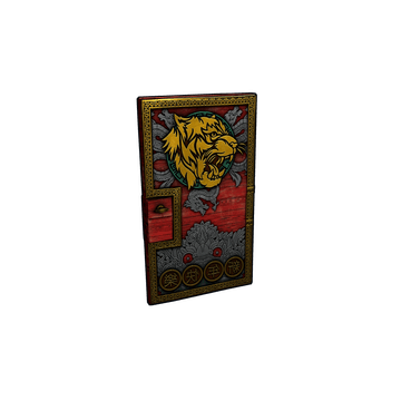 Gold Lunar Tiger Door