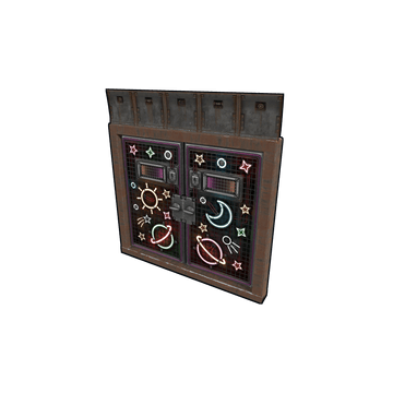 Outer Planets Armored Double Door