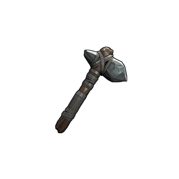 Low Poly Stone Hatchet