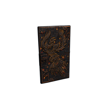 Fire Phoenix Metal Door
