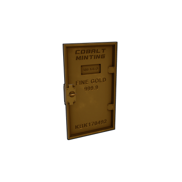 Minted Gold Armored Door