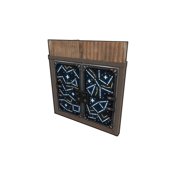 Constellations Metal Double Door