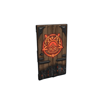 El Diablo Wooden Door