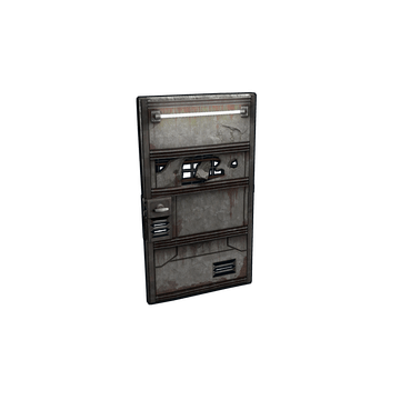 Brutalist Sheet Metal Door