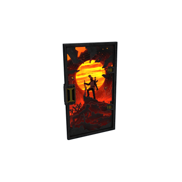 Shadowborn Armored Door